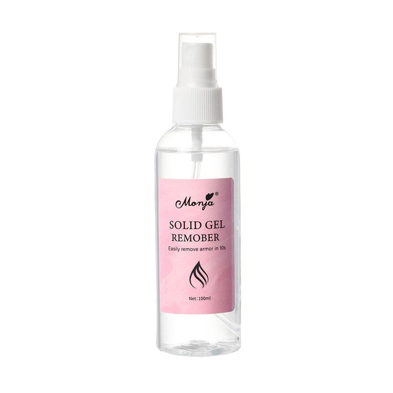 Monja Wearable Nail Solid Gel Remover, Nail Art Remover, Fast, Strong, and Gentle on Nails, 100ml